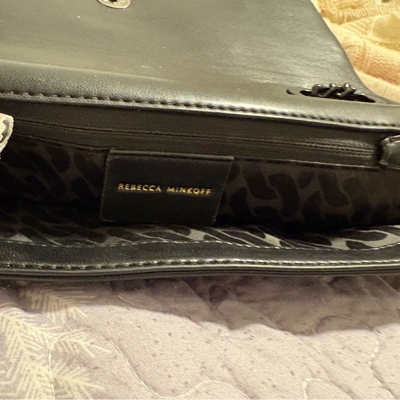 NWT Rebecca Minkoff Black and Gold Studded Women's Bag - Picture 9 of 13